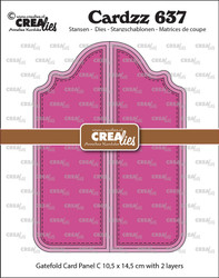 Crealies stanssi Gatefold Card Panel C