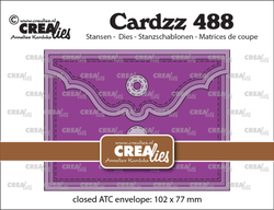 Crealies ATC Envelope Horizontal -stanssi