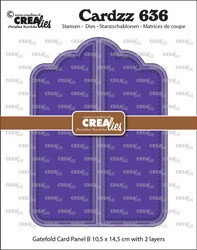 Crealies Gatefold Card Panel B -stanssi
