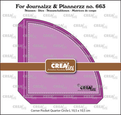 Crealies Corner Pocket Large -stanssi