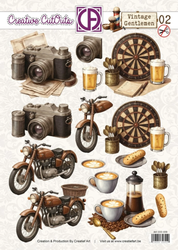 Creatif Art 3D-kuvat Vintage Gentlemen 02