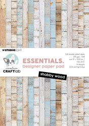 Studio Light paperipakkaus Shabby Wood, A5