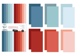 Studio Light CraftLab Unicolor -paperipakkaus Winter, 15 x 30 cm