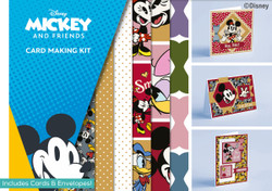 Disney Mickey and Friends Card Making Kit -setti