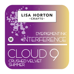 Lisa Horton Crafts Cloud 9 Interference -mustetyyny, sävy Crushed Velvet Shimmer