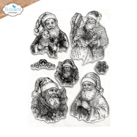 Elizabeth Craft Designs leimasin Santa