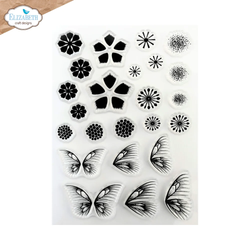 Elizabeth Craft Designs leimasin Bloom Wildly, Flower Center 3