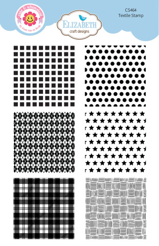 Elizabeth Craft Designs leimasin Textile Stamp