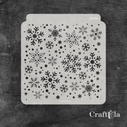 CraftUla sapluuna Snowflakes