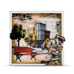 Aall & Create Ephemera die-cut leikekuvat Playful Streets