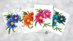 Altenew Craft-A-Flower: Coreopsis -stanssisetti