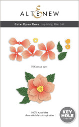 Altenew Cute Open Rose -stanssi