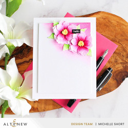 Altenew Cute Open Rose -stanssi