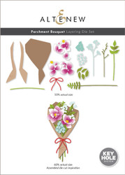 Altenew Parchment Bouquet -stanssisetti
