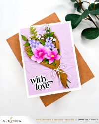 Altenew Parchment Bouquet -stanssisetti