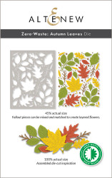 Altenew Zero-Waste: Autumn Leaves -stanssi