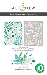 Altenew stanssi Zero-Waste: Leaf Pattern