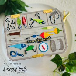 Honey Bee Stamps stanssi Display Box A2 Cover Plate