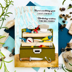 Honey Bee Stamps stanssi Lovely Layers: Tackle Box