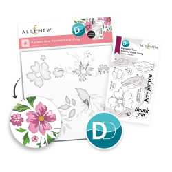 Altenew Dynamic Duo: Painted Floral Swag -leimasin- ja sapluunasetti