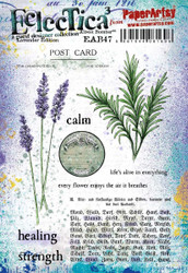 PaperArtsy Eclectica leimasin Alison Bomber, Lavender Edition