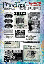 PaperArtsy Eclectica leimasin Alison Bomber, Advertising Edition