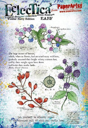 PaperArtsy Eclectica leimasin Alison Bomber, Fodder Berry Edition