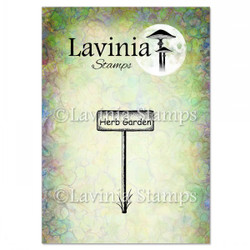 Lavinia Stamps leimasin Herb Garden Sign