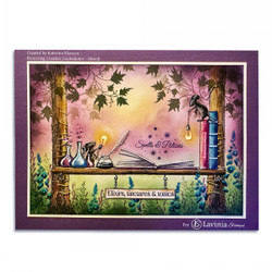 Lavinia Stamps leimasin Book of Spells