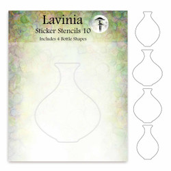 Lavinia Stamps Sticker Stencils 10 -sapluunat Mini Bottle Collection