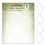 Lavinia Stamps Sticker Stencils 10 -sapluunat Mini Bottle Collection