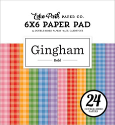 Echo Park Gingham, Bold -paperipakkaus, 6