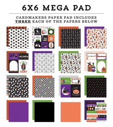 Echo Park Ghosts and Goblins Mega -paperipakkaus, 6