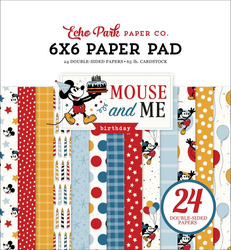 Echo Park Mouse And Me Birthday -paperipakkaus, 6