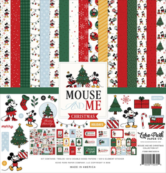 Echo Park Mouse And Me Christmas -paperipakkaus, 12
