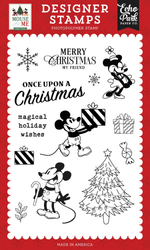 Echo Park leimasin Mouse And Me Christmas, Once Upon A Christmas
