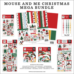 Echo Park Mouse And Me Christmas Mega Bundle -setti