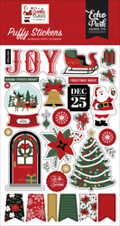 Echo Park Puffy -tarrat Santa Claus