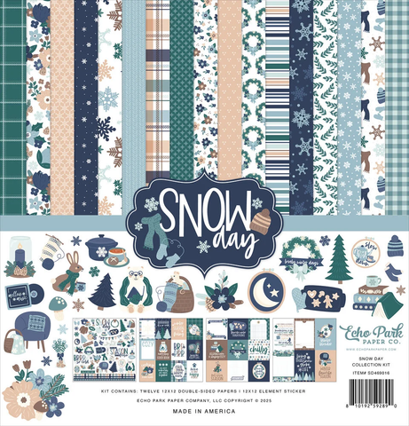 Echo Park Snowy Day -paperipakkaus, 12