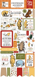 Echo Park Winnie the Pooh Autumn Chipboard Accents -tarrat