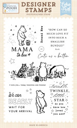 Echo Park leimasin Winnie the Pooh Baby, Bearly Wait