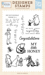 Echo Park leimasin Winnie the Pooh Baby, My Little Honey