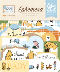 Echo Park Winnie the Pooh Baby Ephemera, leikekuvat