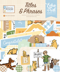 Echo Park Winnie the Pooh Baby Titles & Phrases, leikekuvat