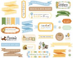 Echo Park Winnie the Pooh Baby Titles & Phrases, leikekuvat