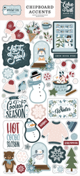 Echo Park Winter Fun Chipboard Accents -tarrat