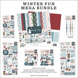 Echo Park Winter Fun Mega Bundle -setti