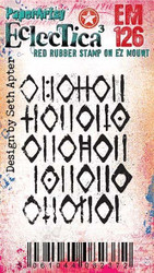 PaperArtsy Eclectica leimasin Seth Apter, Mini 126