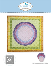 Elizabeth Craft Designs stanssi Beautiful Blooms, Stitched Squares and Circles