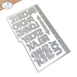 Elizabeth Craft Designs stanssi Page with Large Tab 1